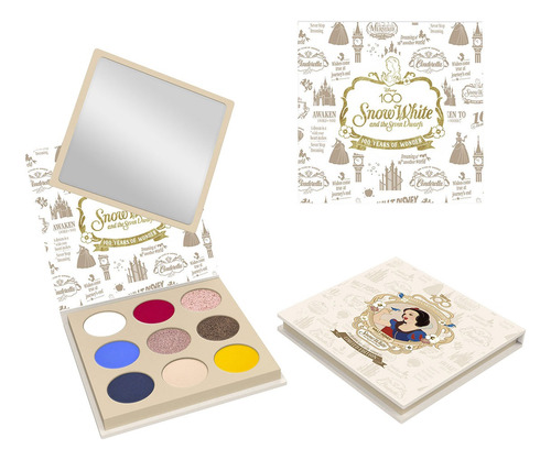 Paleta Set De Sombras Disney Blanca Nieves 9 Tonos Original