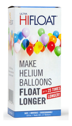 Ultra Hi Float De 473ml Liquido Para Globos Con Helio Con Ap