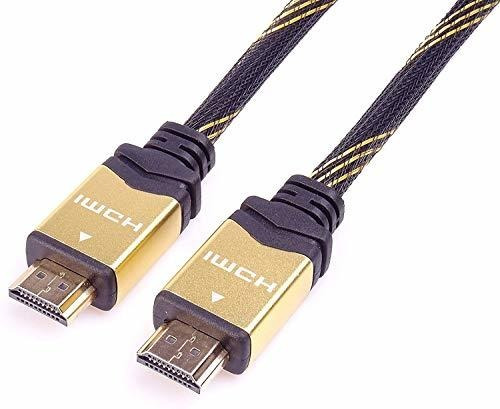 Cable Hdmi - Cable Hdmi Premium Gold De 3 M De Alta Velocida