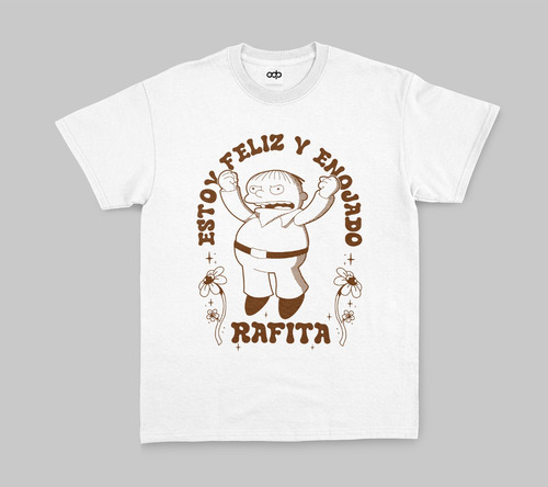 Remera Los Simpsons D21 - Rafa Feliz Y Enojado - Dibujitos