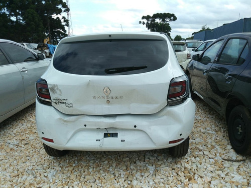 Sucata Renault Sandero 1.0 2017 Branco (retirada De Peças)