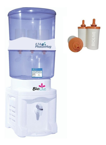 Imagem 1 de 5 de Filtro Purificador - Agua Alcalina + Kit Adaptador Com Base