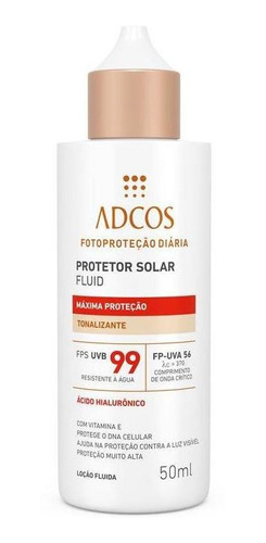 Adcos Professional Filtro Solar Fluid Fps 99 Tonalizante