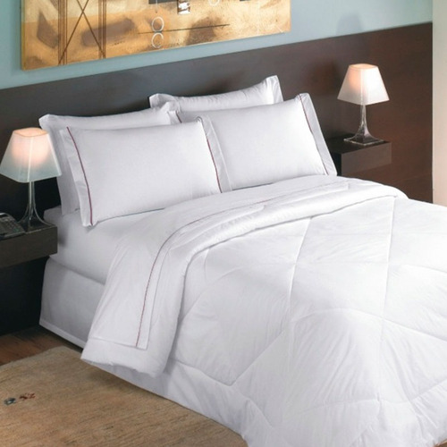 Lençol King Branco Percal 180 Fios Madri (280x280cm)