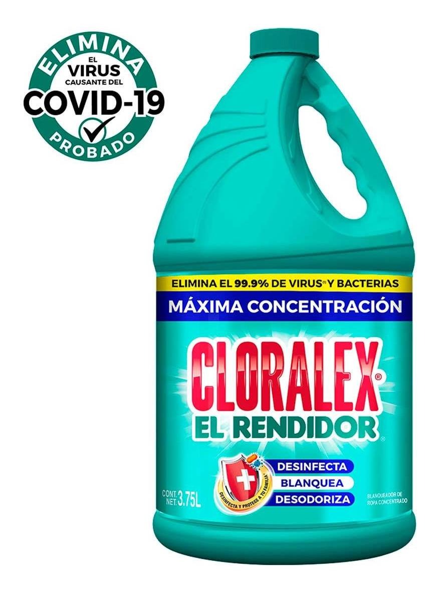 Blanqueador Líquido Cloralex El Rendidor 3.75l