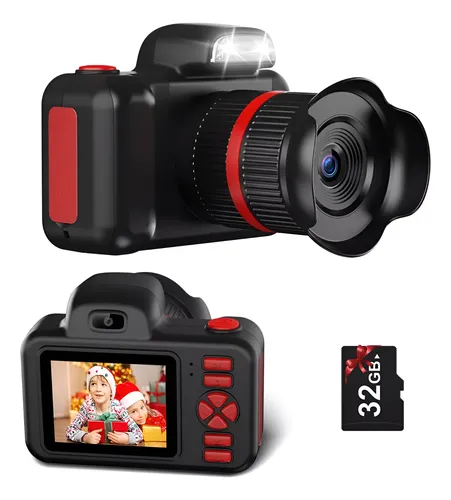 Mini Cámara Digital Para Niños Con Tarjeta Tf De 32 Gb Y Tar | Cuotas