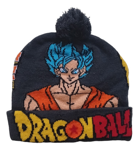 Gorro De Lana Dragon Ball Para Niños