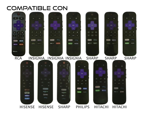 Control Remoto Universal Tcl Insignia Haier Hisense Sharp