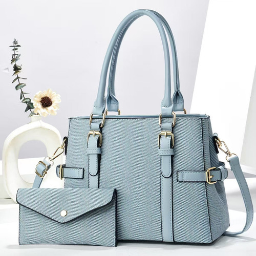 Set 2 Bolsas Mujer Bandolera Cartera Moda Casual Crossbody
