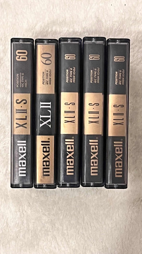 5 Cassette Maxell Xl Ii -s (60)