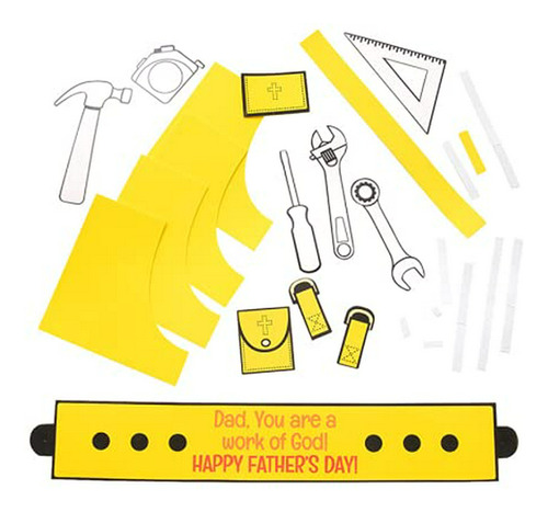 Manualidad Con Papel - Work Of God Father S Day Tool Belt Cr