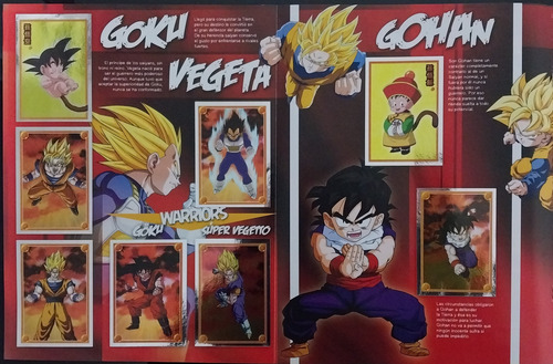 Sticker Álbum Dragon Ball Z Warriors Panini Completo (Usado)