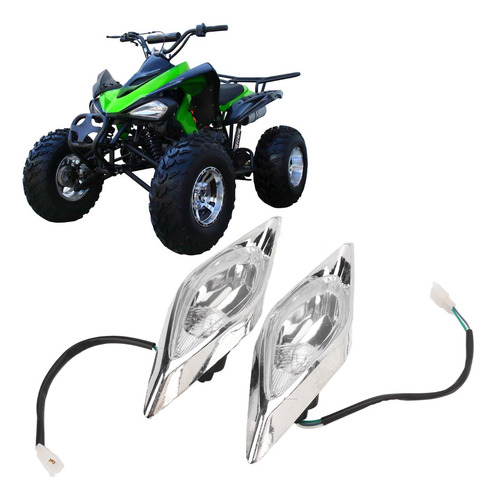 Faros Atv 3 Hilos Un Par De Piezas Reemplazo Para Coolster