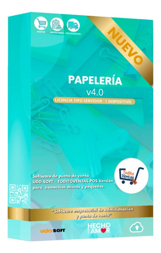 Licencia Software Solución Para Papeleria Soft Anual Local