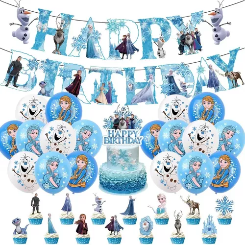 Ideas decoración fiesta con globos de Frozen  Cumpleaños frozen  decoracion, Fiesta de cumpleaños de frozen, Fiesta de frozen