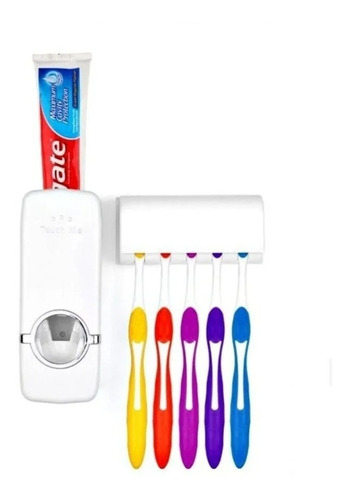 Dispensador De Pasta Dental Con Porta Cepillos