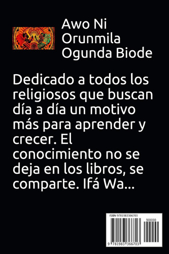 Oddu Ni Ifá: Tratado Explicativo Sencillo De Los Oddu De ...