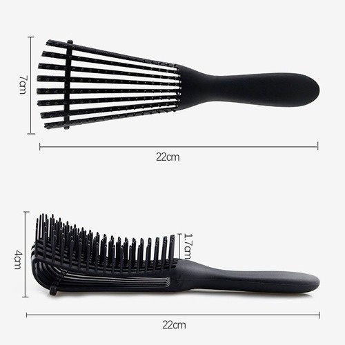 Imagem 3 de 8 de Escova De Cabelo Polvo Ótima Para Cachos - Cores Sortidas