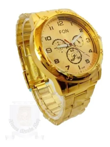 Reloj dorado hombre mercadolibre deals