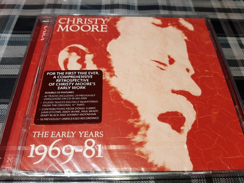 Christy Moore - The Early Years 69/81 - 2 Cds  Nuevo Importa