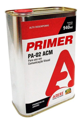Pa02 - Primer Promotor De Adesão Para Acm 940 Ml Adere