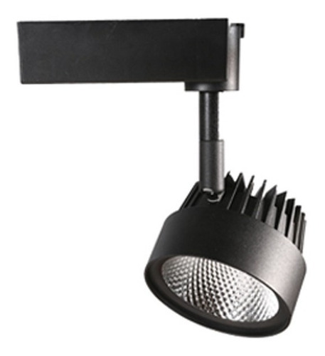 Foco De Riel 38° Monofasico 35w Negro, Iluminación/ Hb Led 