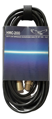 Cable Para Microfono Sky Hmc-200 Cannon Cannon Xlr 5 Metros