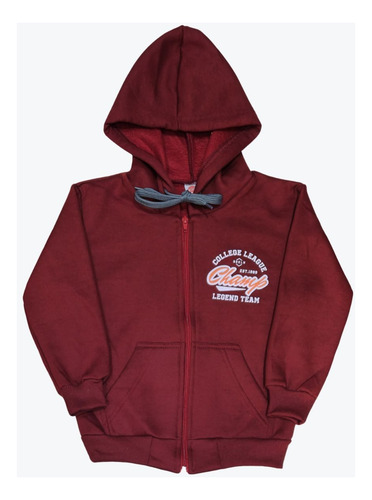 Campera Algodon Premium Frisado De Niño Niña-champ-kiding