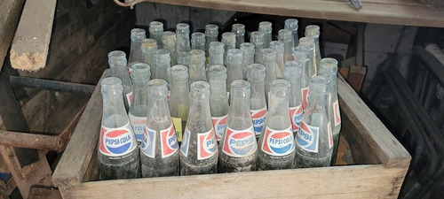 Cajon Botellas Pepsi Colas Antiguas El Lote