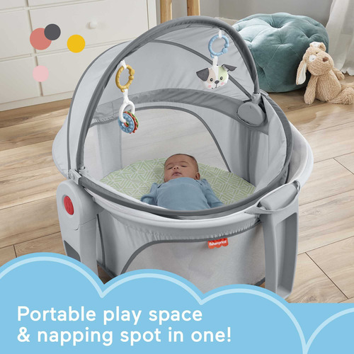 Berço Portátil Fisher-price On-the-go Baby Dome Puppy