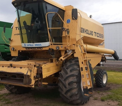 Cosechadora New Holland Tc 59, 23 Pies, Patona, 2000