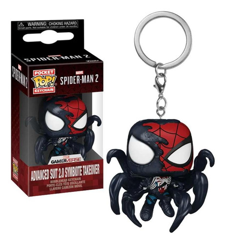 Funko Pop! Chaveiro Keychain Advanced Suit Symbiot Takeover