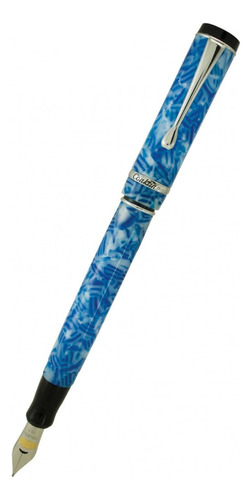 Conklin Duragraph Fountain Pen Ice Blue, Stub Nib (ck71353)