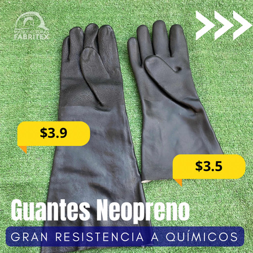 Guantes De Neopreno Para Contra Protección De  Químicos