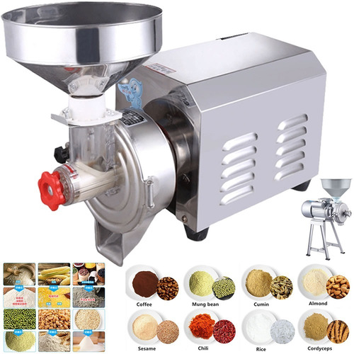 Molino Electrico Pulverizador Cafe Grano Industrial Maiz Zx