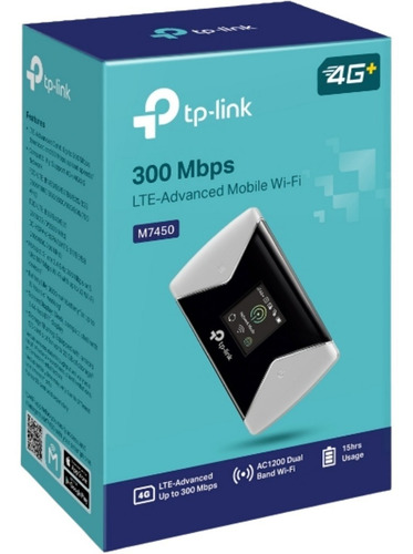Imagen 2 de 2 de Router Wi-fi Tp-link M7450 Lte Movil 300mbps