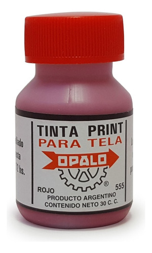Tinta Textil 30ml Sellos Para Tela Negra  Rojo Verde O Azul