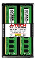 Comprar Kit A-tech De 32 Gb (2 X 16 Gb) Ddr4 3200 Mhz Pc4-25600 Ecc