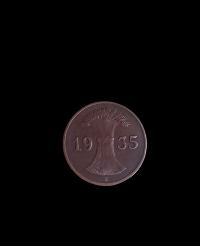 Moneda Alemania 1 Reichspfennig 1935 E