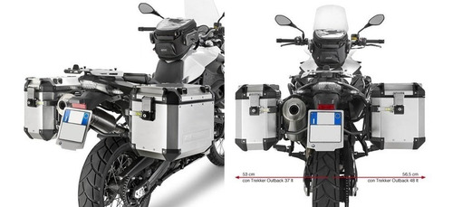 Imagen 2 de 2 de Soporte Base Maletas Laterales Givi Bmw F 800 Gs 08-17