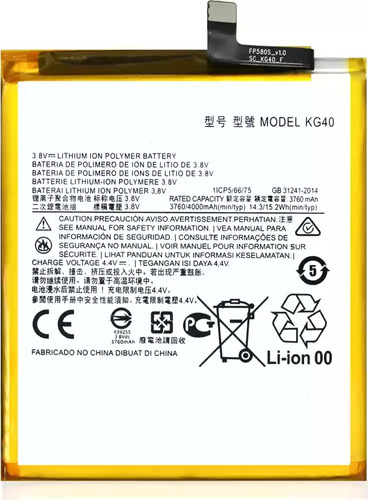 Bateria Pila Motorola Kg40 G8 Play / One Macro / G Fast / G8