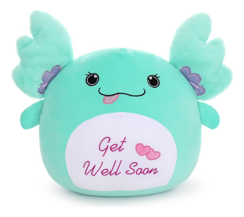 Beniny Almohada De Peluche De Ajolote Get Well Soon De 18 P.