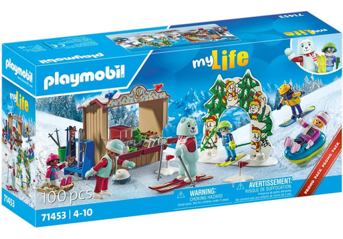Figura Armable Playmobil My Life Deportes De Invierno 3+ 100 Playmobil