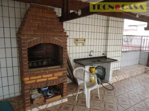 Imagem 16 de 30 de Ótima Cobertura Para Venda Em Praia Grande No Bairro Vila Tupi. - Co0084