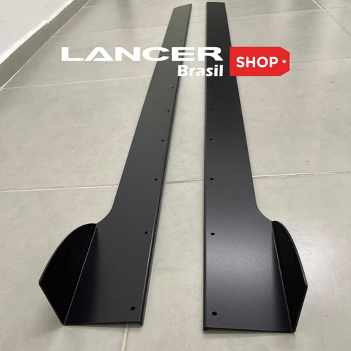 Imagem 8 de 10 de Par De Saia Lateral Em Alumínio Mitsubishi Lancer Shop Br