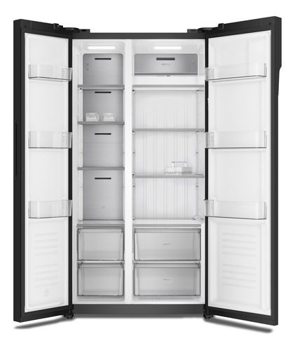 Refrigerador 525l No Frost Side By Side Inverter Es5gb Black