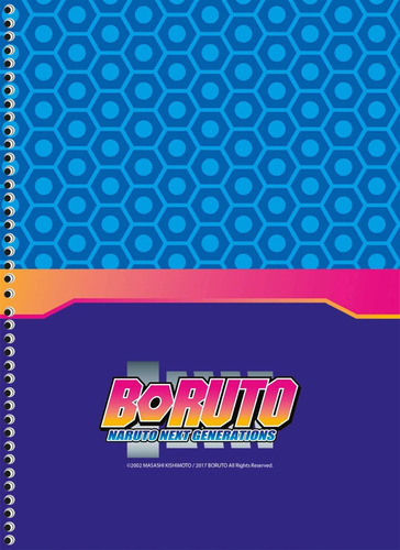 Caderno Boruto Escolar Naruto 1 Matéria Personalizado