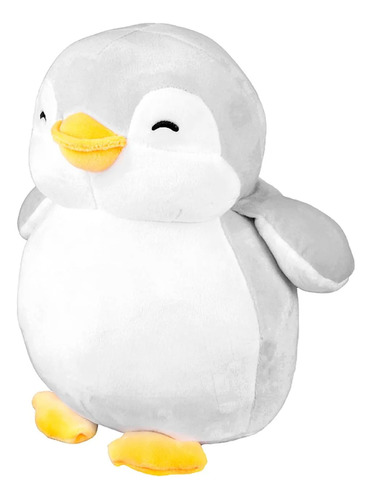 Cuddly Penguin Gris De 28 Cm