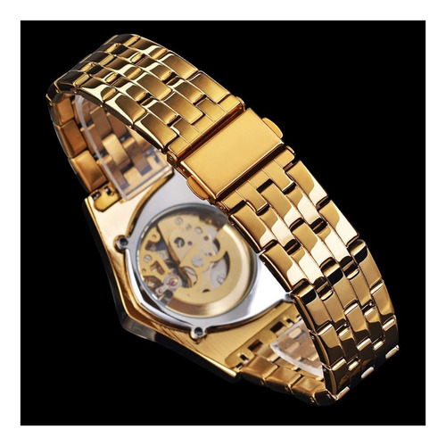 M Relojes Mecánicos De Lujo For Hombre Con Triángulo Dorado