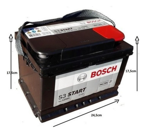Bateria Bosch 12x65 Para Citroen C3 Aircross 1.6 2017/